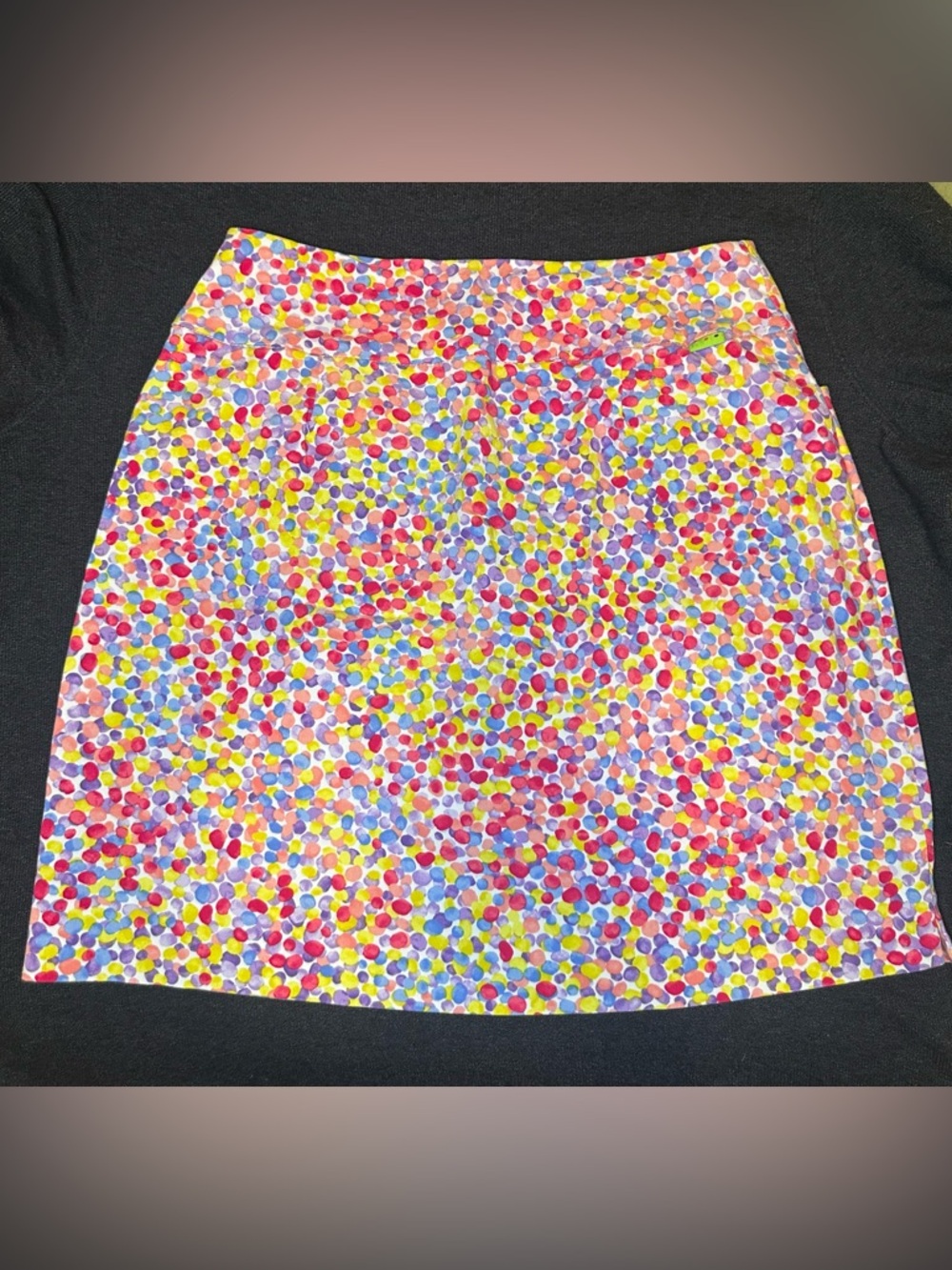 Swing Control Colorful Polka Dot Golf Skort Women’s Size 6 Built-In Shorts